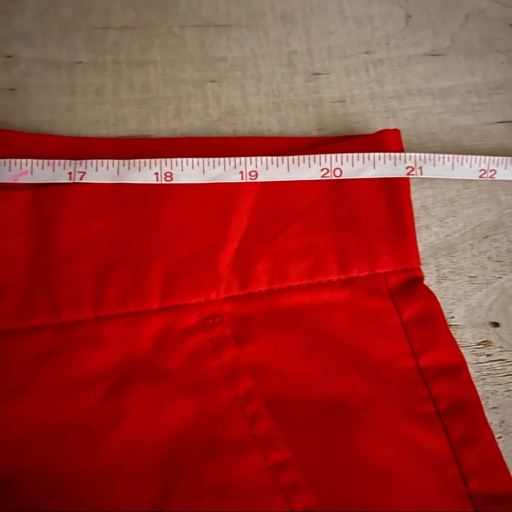 Sean John 100% Cotton Red Casual Twill Shorts Size 40
